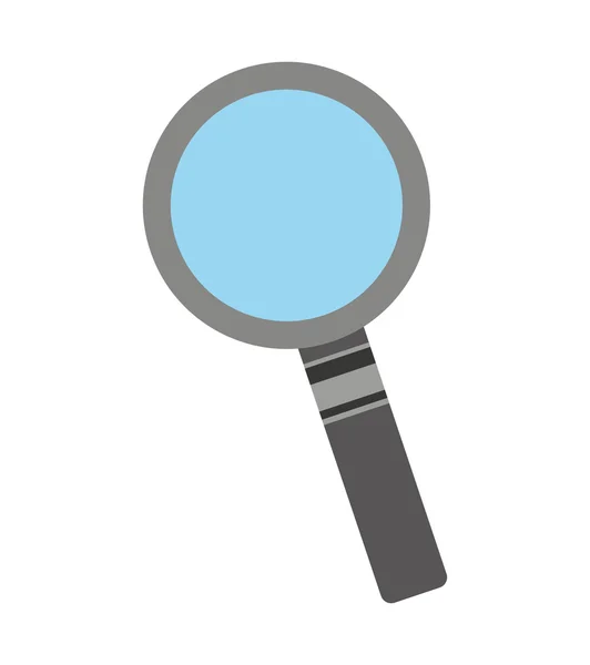 Search magnifying glass isolated icon — Stock Vector