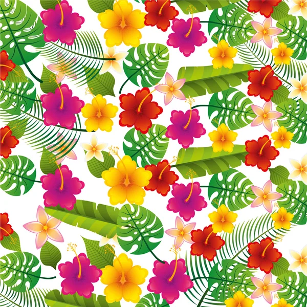 Flor naturaleza floral icono — Vector de stock