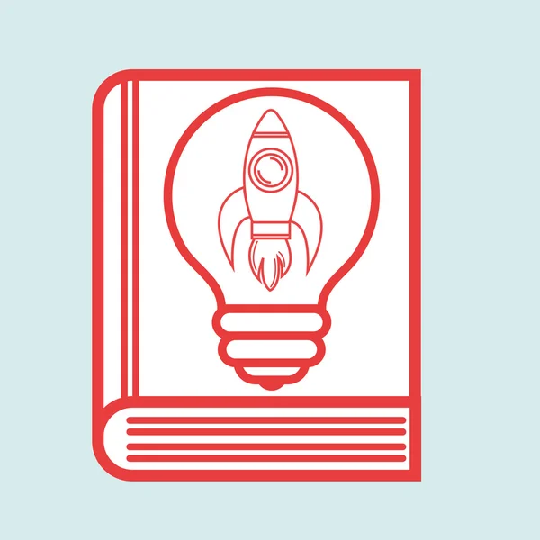 Book idea creative icon — Stock Vector