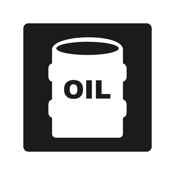 Olja bransch isolerade ikon — Stock vektor