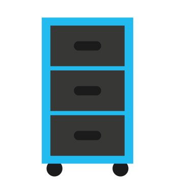 plastik Çekmeceli izole simgesi