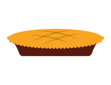 pasta nefis tanksgiving izole simgesi