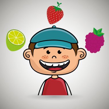 Çocuk meyve gıda sağlıklı