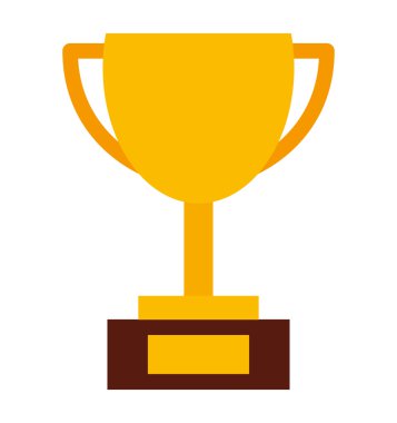 Kupa Ödülü izole simgesi
