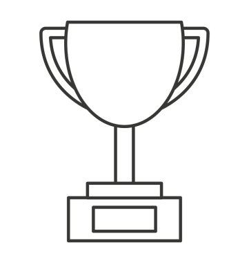 Kupa Ödülü izole simgesi