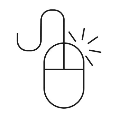 fare bilgisayar izole simgesi