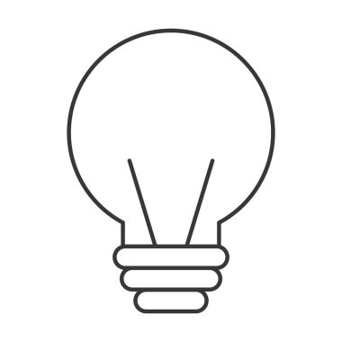 Ampul Işık enerjisi simgesi