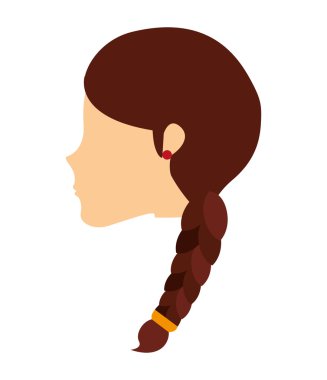 baş kişi avatar izole simgesi