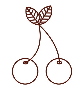 taze meyve lezzetli izole simgesi