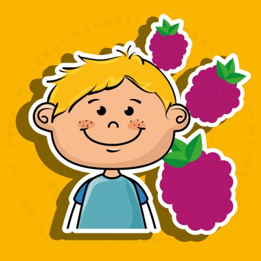 çocuk çocuk meyve gıda