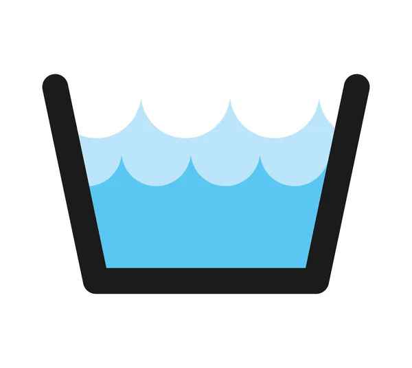 Water tank isolated icon — Stock Vector