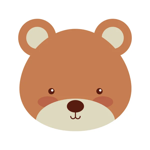 Wald Streifenhörnchen Tier Charakter niedlich Symbol — Stockvektor