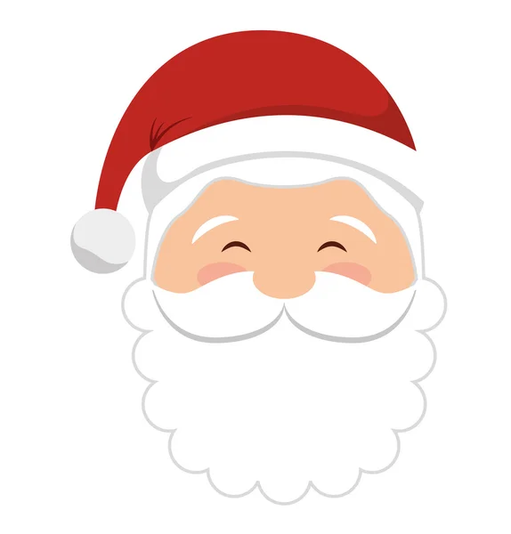 Santa claus karaktär ikon — Stock vektor