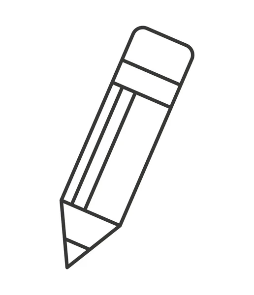 Pencil write isolated icon — Stock Vector