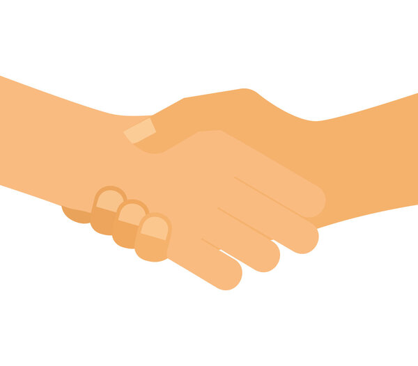 hand shake isolated icon