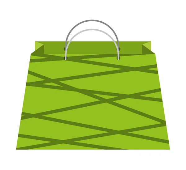 Shopping bag isolated icon — Stock Vector