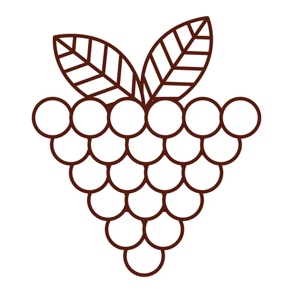 Fruta fresca delicioso icono aislado — Vector de stock