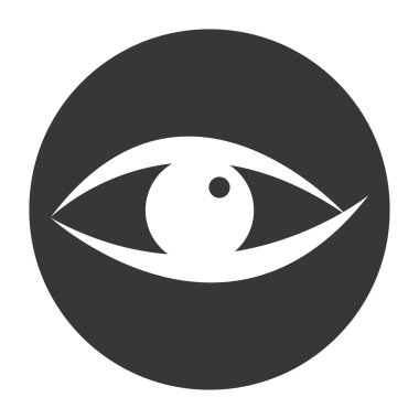 göz insan izole simgesini