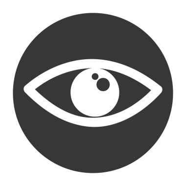 göz insan izole simgesini