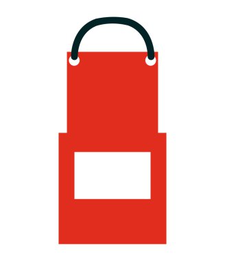 mutfak önlüğü izole simgesi