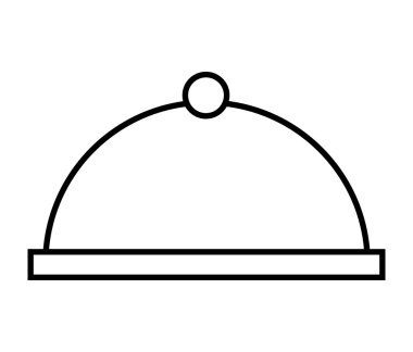 tepsi sunucu çanak izole kutsal kişilerin resmi