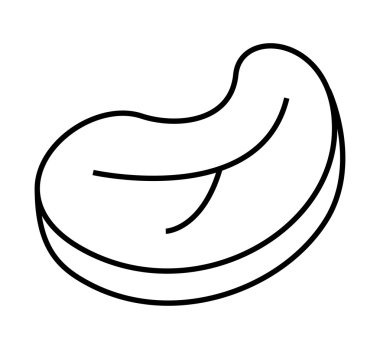 eti sığır eti izole simgesi