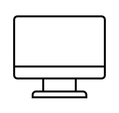 monitör bilgisayar masaüstü simgesi