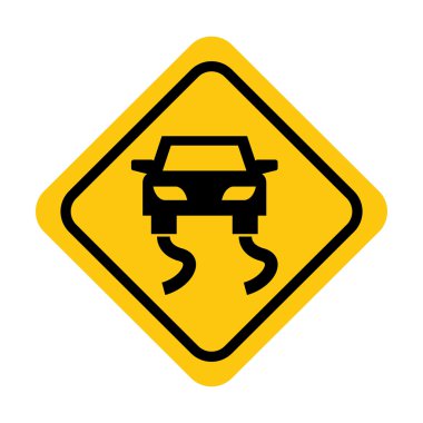 Rating sarı sinyal yol izole simgesi