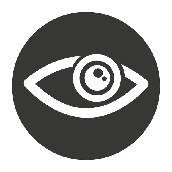 Lidské izolované ikona oka — Stockový vektor