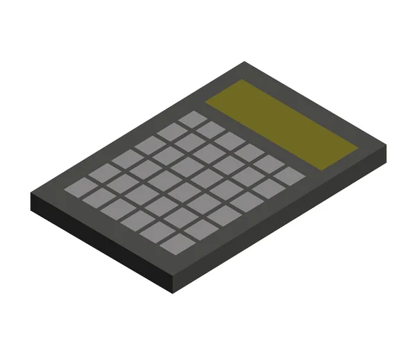 Calcolatrice icona matematica digitale — Vettoriale Stock