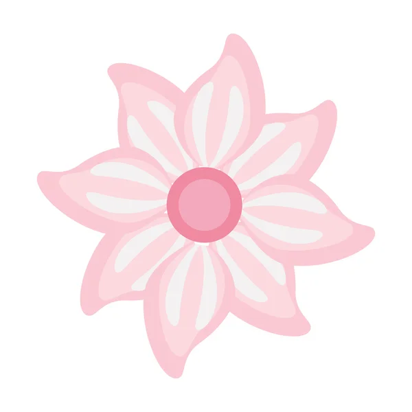 Kwiat kwiatowy natura ikona — Wektor stockowy