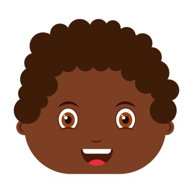 şirin küçük çocuk izole edilmiş ikon