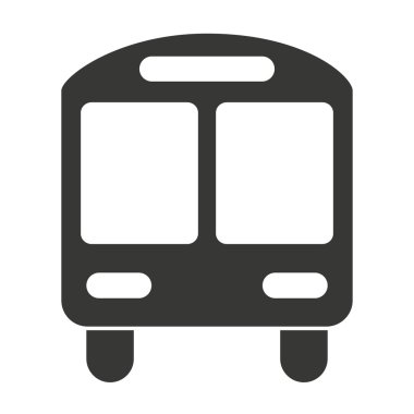 otobüs taşımacılığı simgesi izole edildi