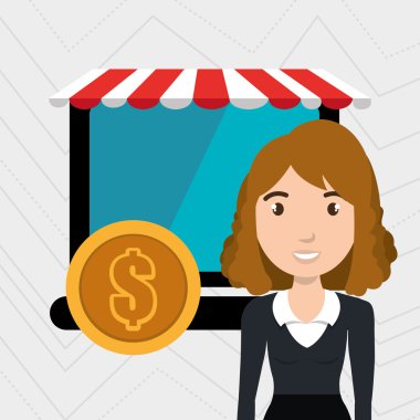 kadın mağaza işareti online