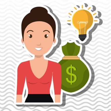 karakter çanta para fikir