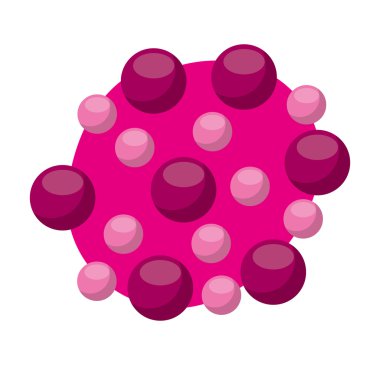 Laboratuvar parçacık izole simgesi