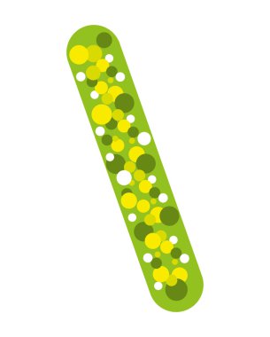 Laboratuvar parçacık izole simgesi