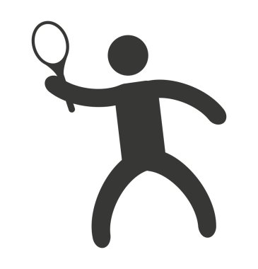 atlet spor şekil siluet