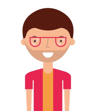 yaz modası ile genç adam