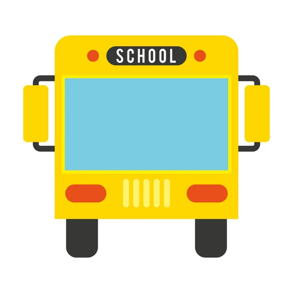 Isolerad ikon för busstransport — Stock vektor