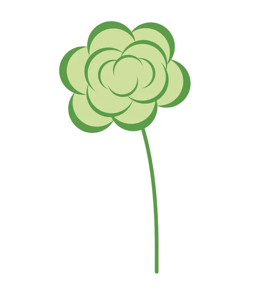 Flor naturaleza floral icono — Vector de stock