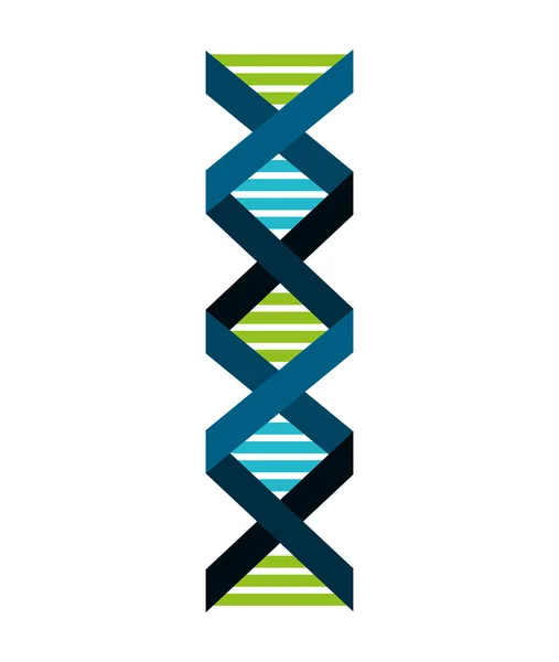 Ikona na białym tle cząstek DNA — Wektor stockowy