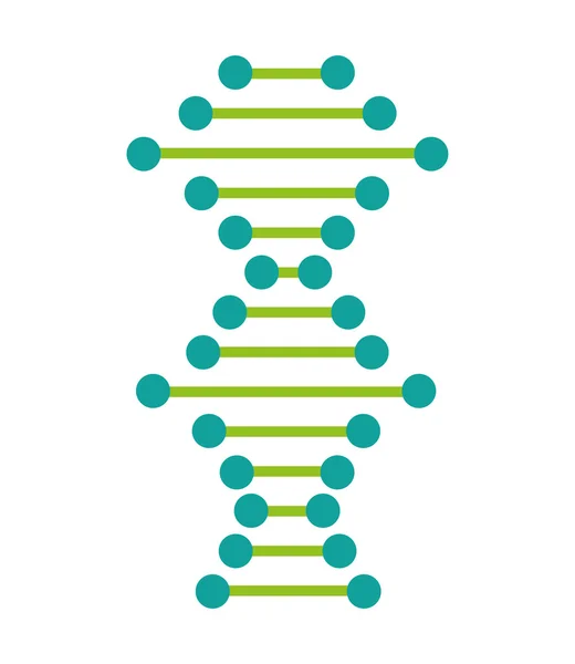 Ізольована піктограма частинки ДНК — стоковий вектор