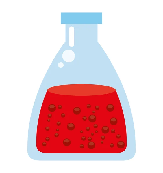 Buis test glas icoon — Stockvector