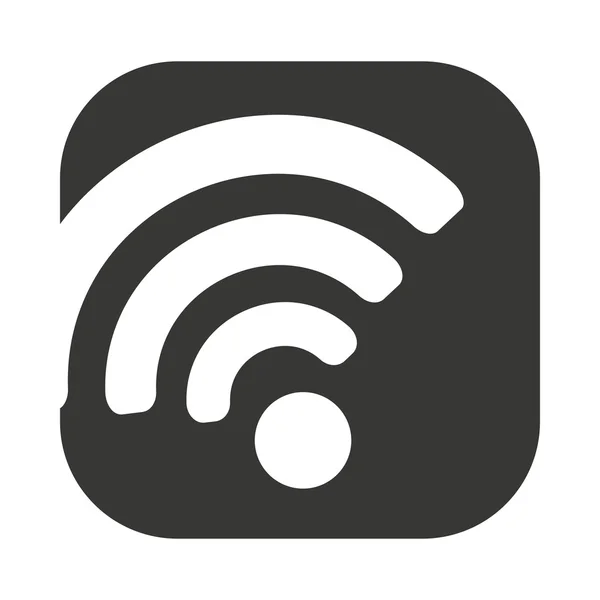 Wifi 波信号アイコン — ストックベクタ