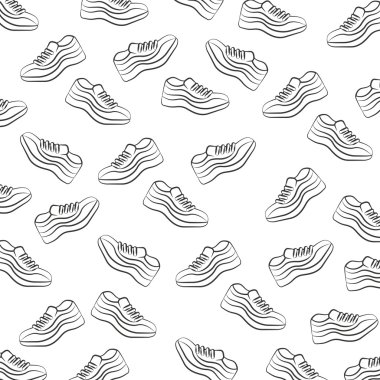 Tenis koşucu ayakkabıları izole simgesi