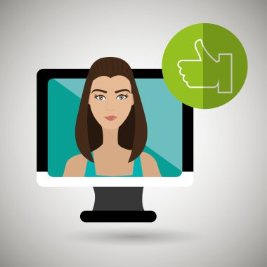 karakter dizüstü bilgisayar cep telefonu uygulaması