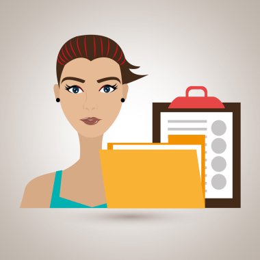 kadın Pano klasör dosyası