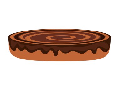 tatlı lezzetli Kurabiye izole simgesi