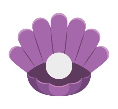 inci kabuk izole simgesini